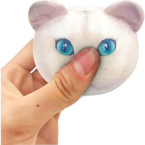 Top Fidget Toys Cat Decompression Slow Re Bound Toys Animal Head Toys Decompression Toys Dolls Squishy Antistress Антистресс