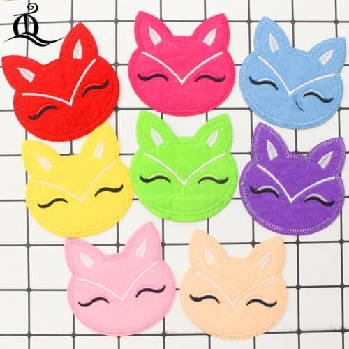 Mix 8/lots fruit heart cartoon DIY fashion fine embroidery cloth patches patches clothing jeans trumpet childrens stickers C24