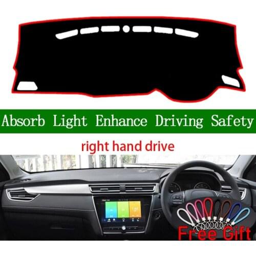 For ROEWE I5 EI5 2018 2019 Right Hand Drive Dashboard Cover Car Stickers Sun Shade Dash Mat Carpet Interior Accessories