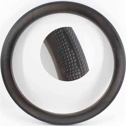 Newest 700C dimpled 58mm clincher rim Road bike full carbon fibre bicycle wheelset moonscape rim 25mm width Free shipping