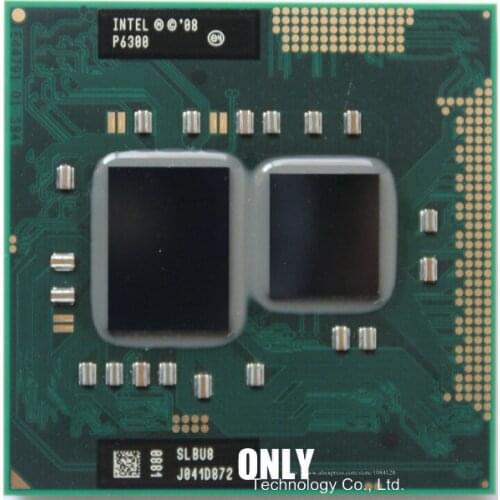 Original Intel Pentium Processor P6300 3M Cache, 2.26 GHz Support HM55 H57 H55 Laptop Notebook Cpu Processor Free Shipping