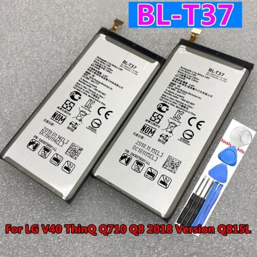 Original New High Quality BL-T37 3300mAh Battery For LG V40 ThinQ Q710 Q8 2018 Version Q815L Batteries