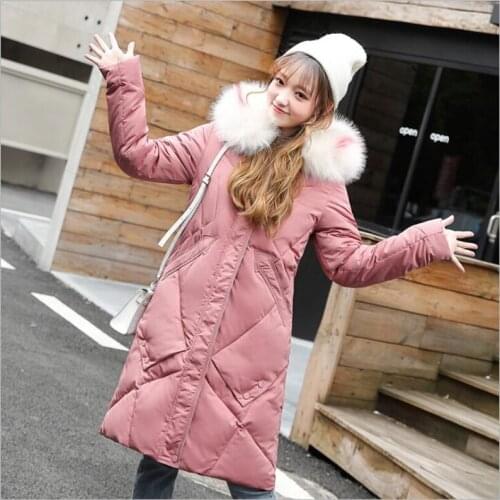 2019 Parkas Female Women Winter Coat Thick Cotton padded Winter jacket women Long Thick Warm Outwear Jaqueta Feminina Z163