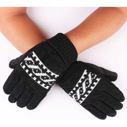 Plus Gloves Mens Winter Thick Warm Mens Cotton Gloves Winter Cotton Gloves Ride Autumn And Winter Wind-Resistant