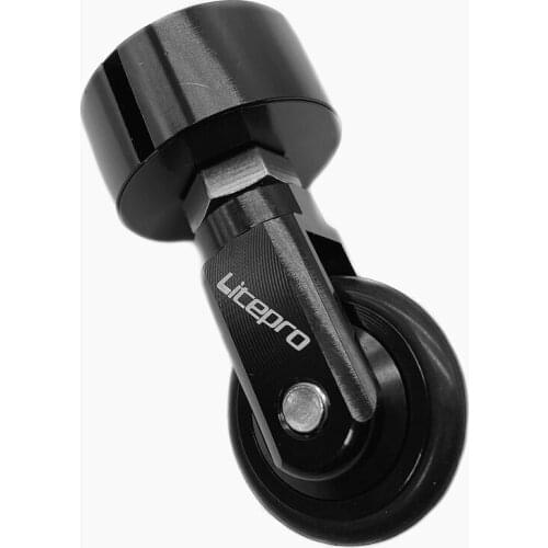 Litepro Folding Seat Rod Travelling Wheel K3 Push Wheel Bicycle Seat Tube Push Wheel 412 Easy Wheel 33.9mm Seatpost