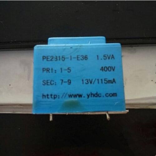 Wuxi SEG Yaohua potting transformer PE2815-I-E36 1.5VA 400V/13V115mA