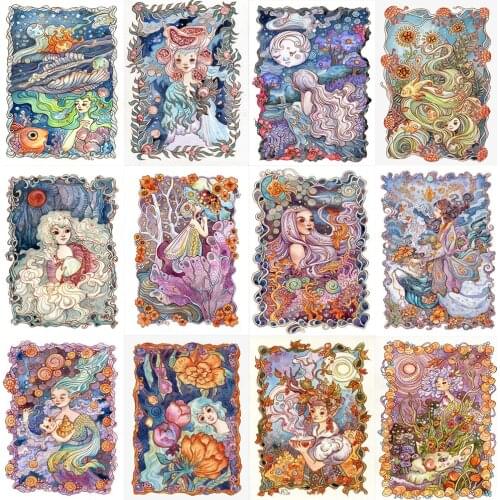 XUEQIXIAOZU 5D DIY Childrens Cartoon Diamond Painting Square/Round Diamond Embroidery Set Children Making Handmade Gift New