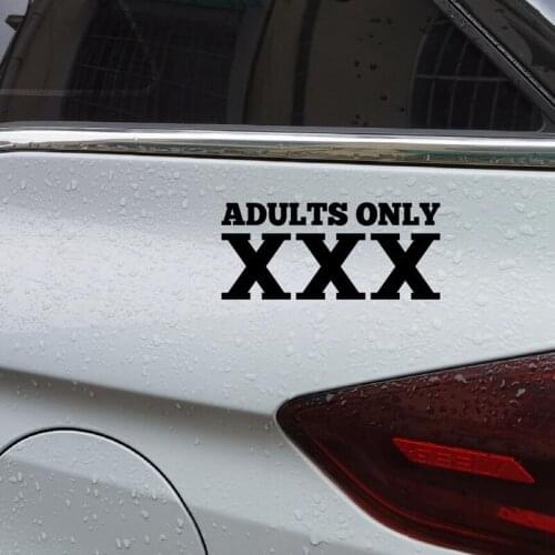 Funny Text Car Styling Vinyl Reflective Car Sticker Decals Motorcycle Modification 18cmx8cm