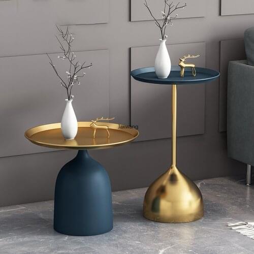 Nordic Coffee Tables Corner Small Coffee Table Luxury Living Room Side Cabinet Side Table Living Room Sofa Balcony Round Table