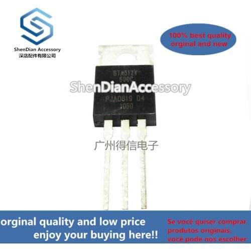 10pairs 100% orginal new BTA312-600C 312 TO-220 3Q Hi-Com Triac real photo