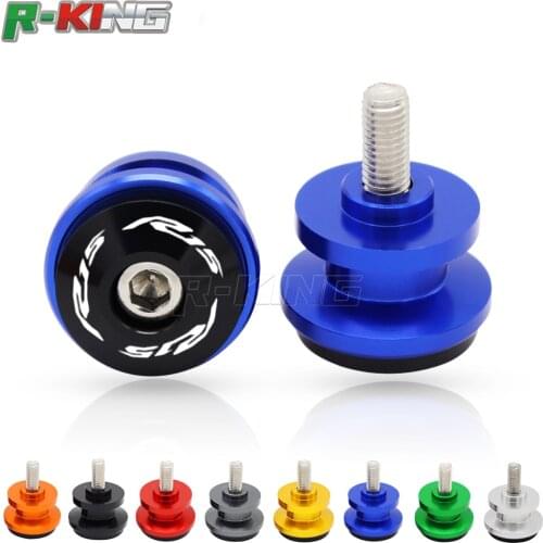 Motorcycle CNC Aluminum Swingarm Spools Slider Stand Screws For YAMAHA R15 R 15 2011-2014( indian version)