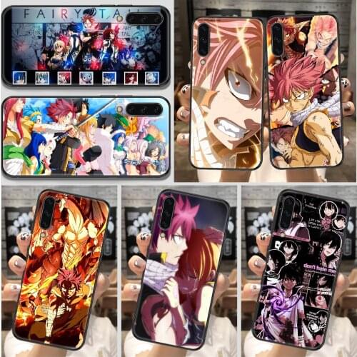 Fairy Tail Anime Phone Case For Samsung Galaxy A 10 12 20E 21S 30 32 40 50 51 52 70 71 72 5 6 7 2016 2018 black fashion hoesjes