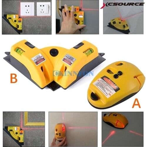 DHL 20PCS Vertical Horizontal Laser Line Projection Square Level Right Angle 90 degree (B style)