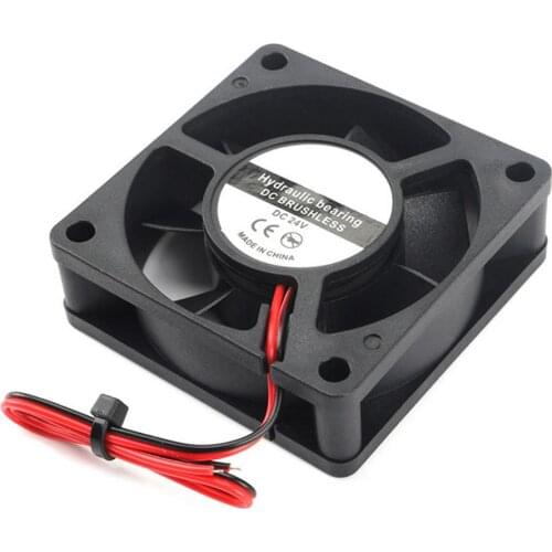 For VORON 2.4 Fan Kit 60x60x20mm 24V 6020 Fan With 2-pin Cable ForDuPont HighSpeed LowNoise Fan 3D Printer Parts With 20cm Cord