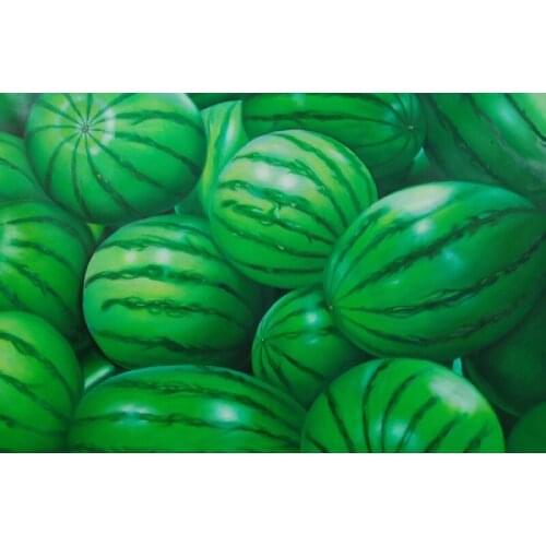 Wholesale reproduction art with best price canvas printed picture fruits oil painting Watermelon for sofa wall decor