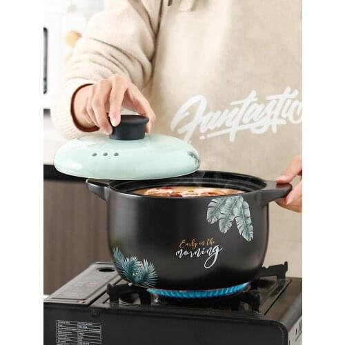 Ceramic casserole direct fired domestic soup health preserving pot creative gifts cookware set pots and pans ceramic stew pot