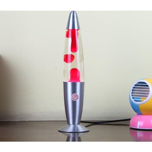 Lava Wax lamps night light Volcano Style 110V Metal Base Jellyfish Nightlight Glare Incandescent Lighting tin frame Cute Gifts