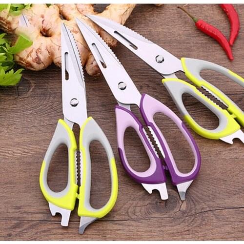 Multifunctional scissors stainless steel powerful disassembly chicken bone scissors food kitchen scissors Chicken Bone Scissors