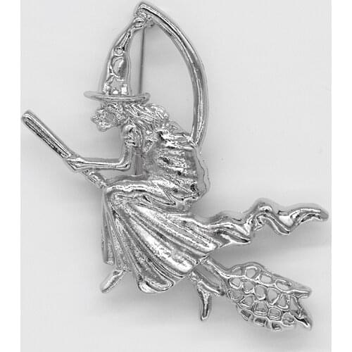 Fashion Brooch Witch Pin brooches C2532 A