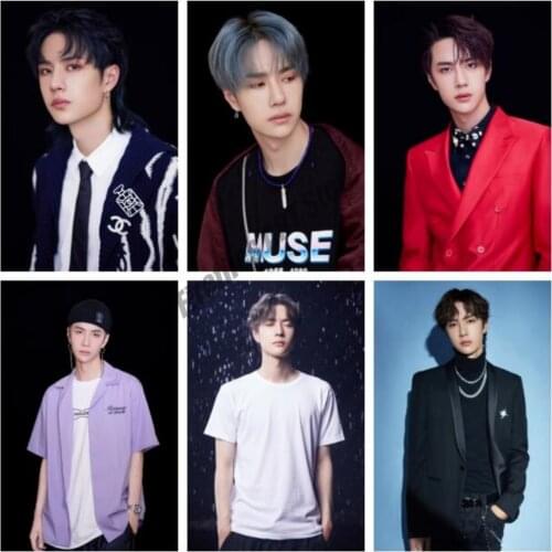 Wang Yibo Canvas Painting Wall Art Male Film and Television Star Singer Posters and Prints Room Decoration Pictures Home Decor