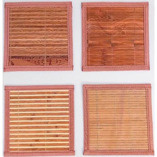 Summer Hamster Cooling Pad Bamboo Cool Off Mats Heat Insulation Sheet for Hamster Guinea Pig Hedgehog Small Animal Accessories