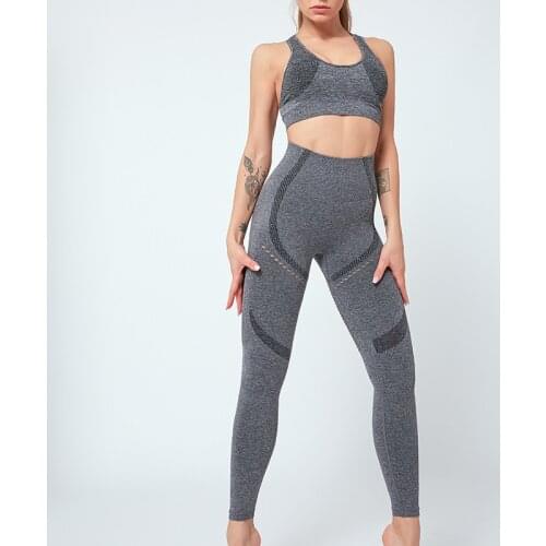 Women Yoga Suit Seamless Fitness Sets 2PCS Top Leggings Sportswear Sexy Sport Suit Gym Wear Running Clothes Tracksuit,ZF330