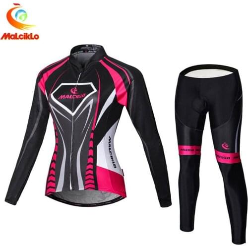 Womens 2020 Cycling Jersey Set Roupa De Ciclismo Feminina Mountain Bicycle Clothing Suit MTB Bike Clothes 5D Gel Pad Bib Sets
