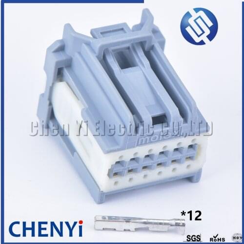 1 set molex 12 pin 347290121 not waterproof auto connector wiring harness plug female car electric cable connection 34729-0121