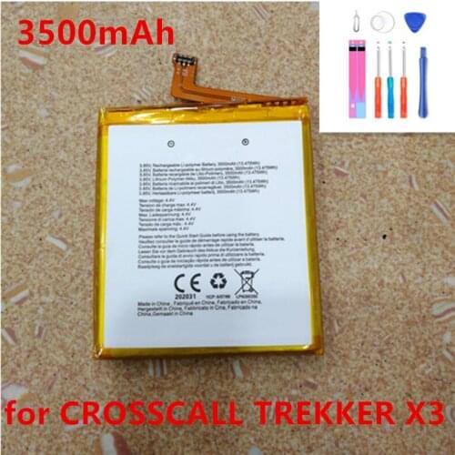 1PCS 3.85V / Battery for Crosscall CORE-X3 ACTION-X3 Cell Phone for CROSSCALL TREKKER X3 battery
