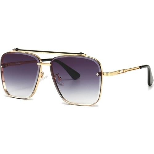 2021 Fashion Classic Mach Six Style Gradient Sunglasses Cool Men Vintage Brand Design Sun Glasses Oculos De Sol 2A102