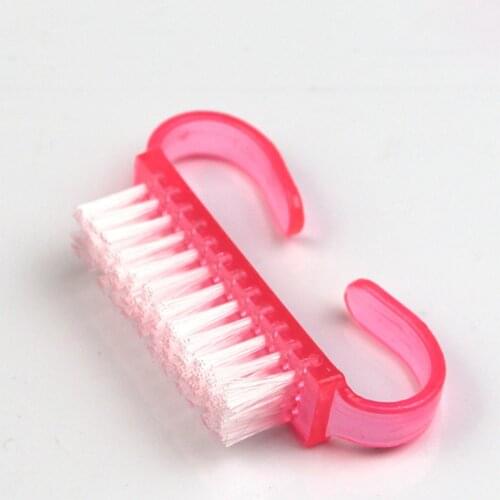 3pcs Nail Cleaning Nail Brush Tool Manicure Pedicure Soft Remove Dust Manicure Tool Plastic File Clean Brush for Nail Care Tools