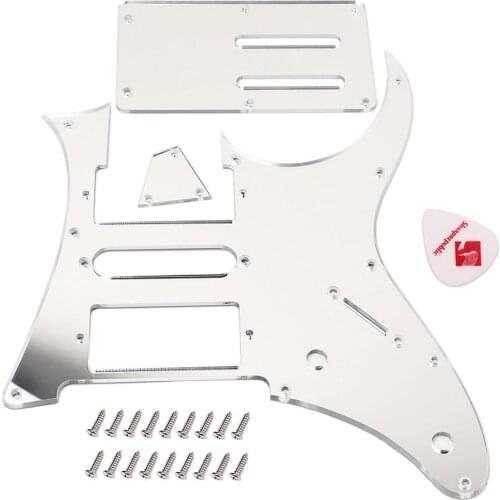 Acrylic HSH Guitar Pickguard Back Plate Truss Rod Cover Set for Ibanez RG350 EXZ EX HSH Guitar Accessories