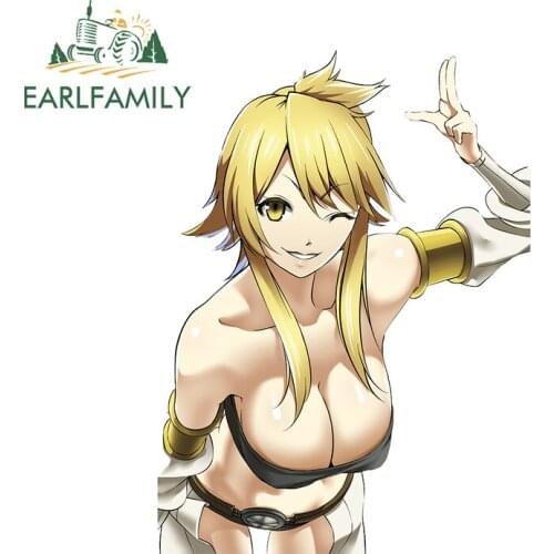 EARLFAMILY 13cm x 9.7cm for Akame GA Kill Leone Car Sticker Camper Personality Decals Windows Laptop Personality Car Styling