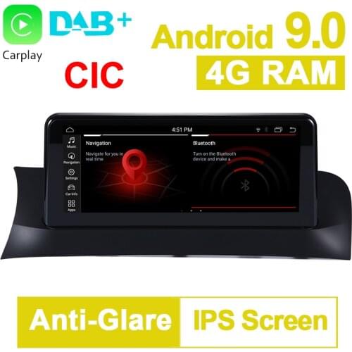 PX6 10.25 inch 4G RAM Android 9.0 Car Audio Video Player Radio DVD GPS Navigation System Media Stereo For BMW X3 F25 X4 F26 CIC