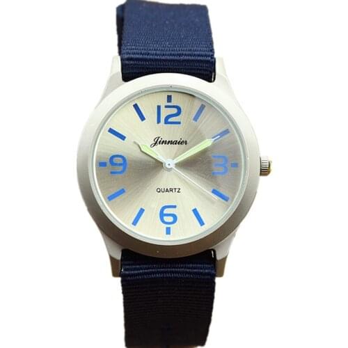 Free shipping middle boys and girls outdoor sports watch children luminous hands army watch unisex nylon clock Reloj deportivo