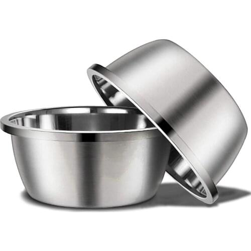 Stainless Steel Large Dog Bowl, 176Oz High Capacity Dog Food Bowls for Large Dogs (2 Pack)