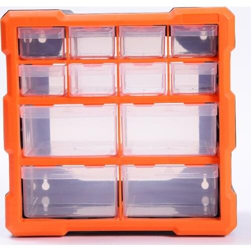 Tool Case Parts Box Classification of Ark Multi-grid Drawer Type Building Blocks Case Screw Classification Component Box