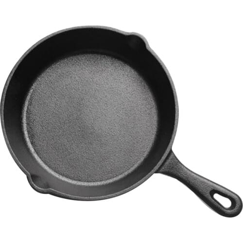 Cast Iron Non-Stick Skillet Frying Pan for Gas Induction Cooker Egg Pancake Pot Kitchen Dining Tools Cookware-14Cm