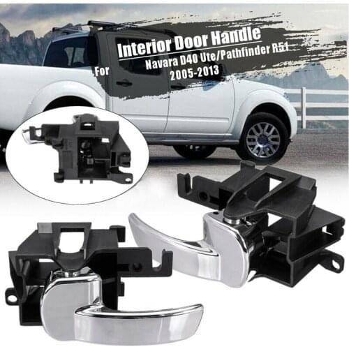 Car Door Handle Interior Front Left Right for Nissan Navara D40 Ute/Pathfinder R51 2005-2013 80671-4X02B 80670-4X02B