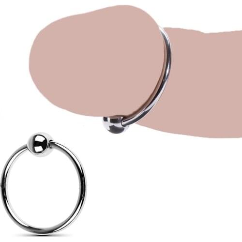 Man BDSM Long Time Delay Ejaculation Stainless Steel Cock Rings Penis Extend Rings Device Sex Increase Orgasm Sex Toys