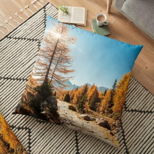Autumn The Alpine Printed Decorative Cushion Sofa Cover Pillow Pillowcase Springtime Decorations For Home Decor Pillow Cover