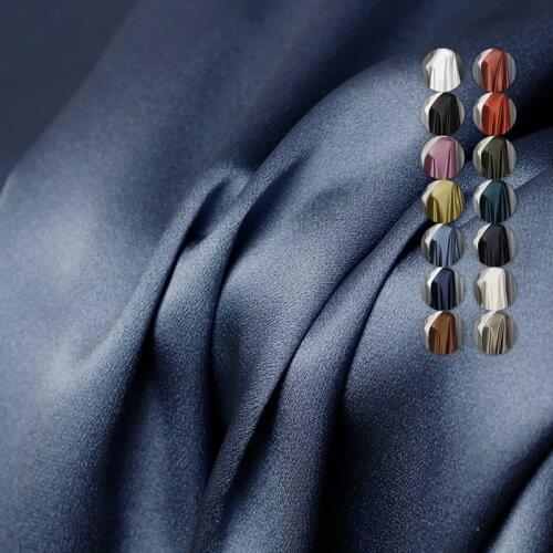 Red Raspberry 22momme Crepe Satin Silk Fabrics 100%Silk Garment Marerials Women Dress Shirts Sewing Cloth Tailor Freeshipping