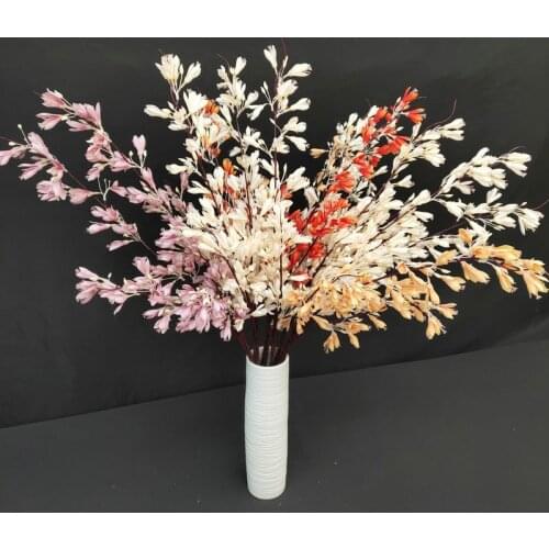 1pc Firefly Artificial Flower Branch Wedding Hall Decoration Home Hotel Floral Arrangement Fake Flowers