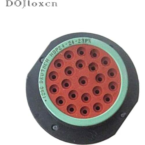 1 Set 23 Pin Cavities Original USA TE Deutsch Connector HDP20 Series HDP24-24-23PE/HDP24-24-23PN Male Connector Free Shipping