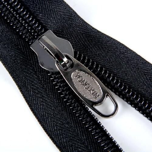2 meters 10# Big Size Bylon Zipper Double sliders Sewing suitcase Backpack Zippers