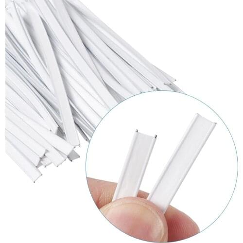 200pcs PE Mask Nose Bridge Strip Clips Adjustable Elastic Cord DIY Craft Making Accessories