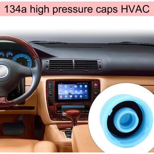50Pcs Car Air Conditioner 134a Valve Cap High Low Side Cap Dust And Leak Proof Cover Air Conditioning Pipeline A/C Valve Cap