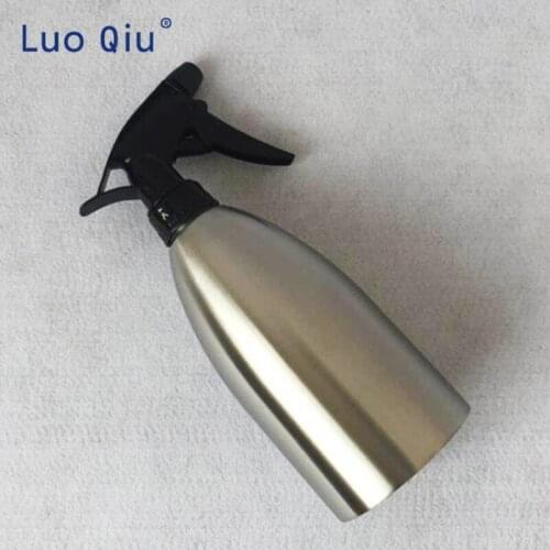 500ml Stainless Steel Oiler Oil Spray Bottle Fuel Injector Sprayer Pot Gravy Boats Kitchen Tool Injection Olive Spraying BBQ