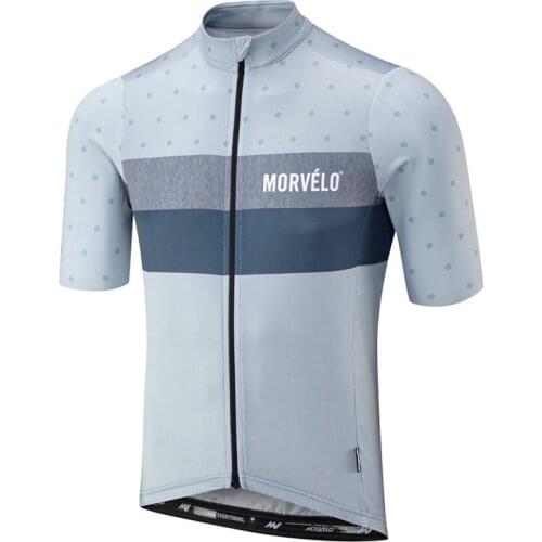 9D pad 2018 Morvelo Summer Breathable Short Sleeve Cycling Jersey Ropa De Ciclismo Hombre Bike Clothing Tops MTB Bicycle Clothes