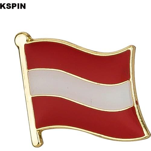 Austria National Flag Badges Metal Pin for Clothes Rozet Makara Replica Coins KS-0019